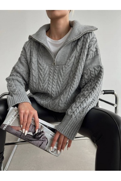 BLUZA 9219 GRI