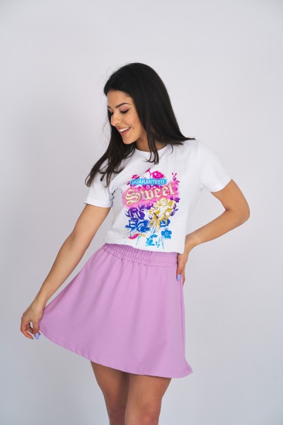 Tricou dama Sweet Angel alb