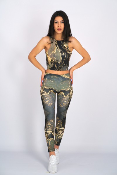 Top dama MARBLE negru