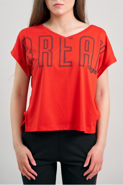 Tricou dama Maraton rosu