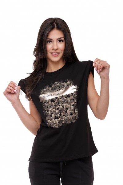 TRICOU DAMA 7955 NEGRU