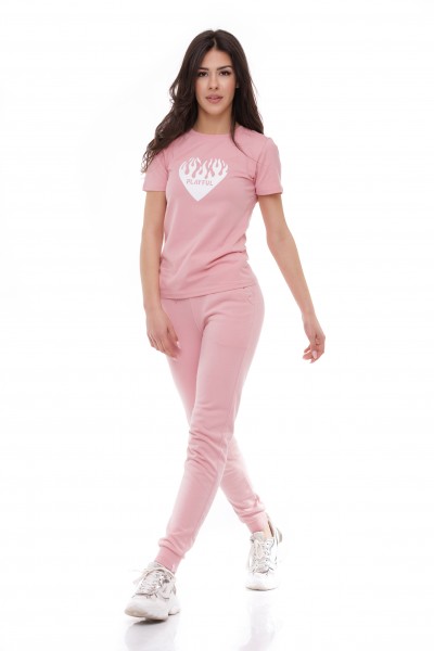 TRICOU DAMA PLAYFUL 1530 ROZ