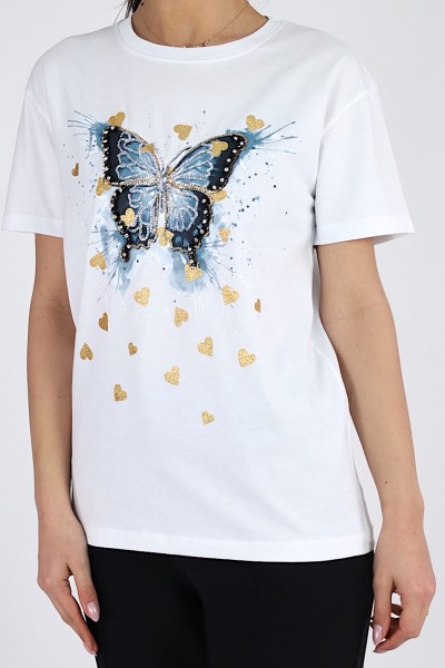 TRICOU DE DAMĂ 1540 ALB