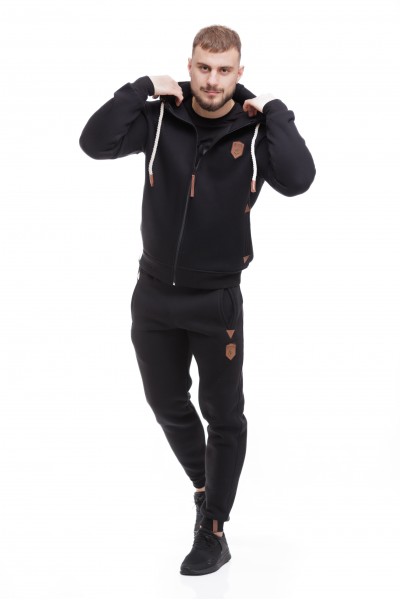 ECHIPA MATLASATĂ BĂRBAȚI PLAYFUL 0106 NEGRU